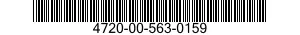 4720-00-563-0159  4720005630159 005630159
