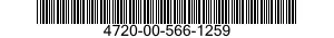 4720-00-566-1259  4720005661259 005661259