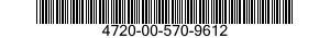 4720-00-570-9612  4720005709612 005709612