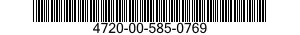 4720-00-585-0769  4720005850769 005850769
