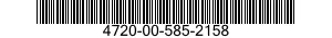 4720-00-585-2158  4720005852158 005852158