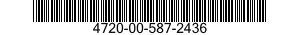 4720-00-587-2436  4720005872436 005872436