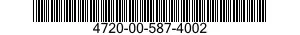 4720-00-587-4002  4720005874002 005874002