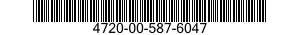 4720-00-587-6047  4720005876047 005876047