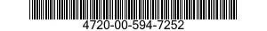 4720-00-594-7252  4720005947252 005947252
