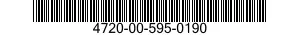 4720-00-595-0190  4720005950190 005950190