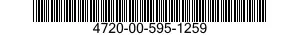 4720-00-595-1259  4720005951259 005951259