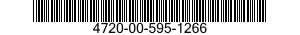 4720-00-595-1266  4720005951266 005951266