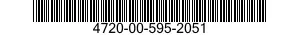 4720-00-595-2051  4720005952051 005952051