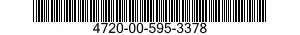 4720-00-595-3378  4720005953378 005953378