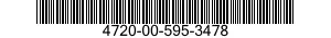 4720-00-595-3478  4720005953478 005953478