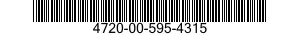 4720-00-595-4315  4720005954315 005954315