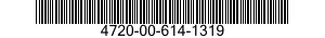 4720-00-614-1319  4720006141319 006141319