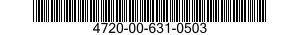4720-00-631-0503  4720006310503 006310503