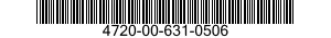 4720-00-631-0506  4720006310506 006310506