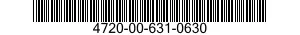 4720-00-631-0630  4720006310630 006310630