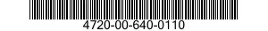 4720-00-640-0110  4720006400110 006400110