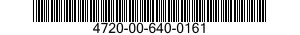 4720-00-640-0161  4720006400161 006400161