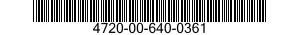 4720-00-640-0361  4720006400361 006400361