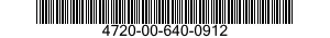 4720-00-640-0912  4720006400912 006400912