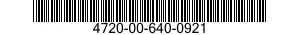 4720-00-640-0921  4720006400921 006400921