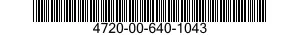 4720-00-640-1043  4720006401043 006401043