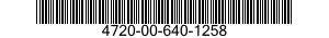 4720-00-640-1258  4720006401258 006401258