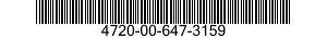 4720-00-647-3159  4720006473159 006473159