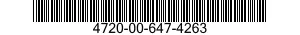 4720-00-647-4263 HOSE ASSEMBLY,NONMETALLIC 4720006474263 006474263