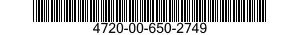 4720-00-650-2749  4720006502749 006502749