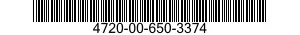 4720-00-650-3374  4720006503374 006503374