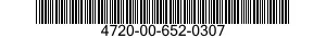 4720-00-652-0307  4720006520307 006520307