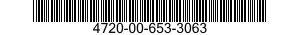 4720-00-653-3063  4720006533063 006533063