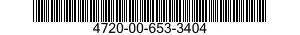 4720-00-653-3404  4720006533404 006533404