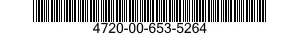 4720-00-653-5264  4720006535264 006535264