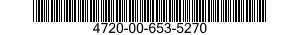 4720-00-653-5270  4720006535270 006535270