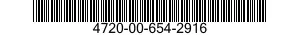 4720-00-654-2916  4720006542916 006542916