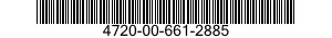 4720-00-661-2885  4720006612885 006612885
