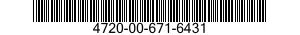 4720-00-671-6431  4720006716431 006716431