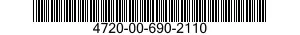 4720-00-690-2110  4720006902110 006902110