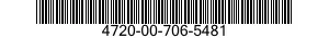 4720-00-706-5481  4720007065481 007065481