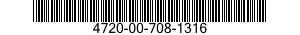 4720-00-708-1316  4720007081316 007081316