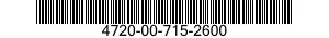 4720-00-715-2600  4720007152600 007152600
