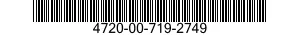 4720-00-719-2749  4720007192749 007192749