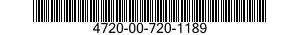 4720-00-720-1189  4720007201189 007201189
