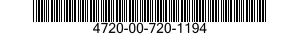 4720-00-720-1194  4720007201194 007201194