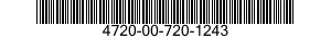 4720-00-720-1243  4720007201243 007201243