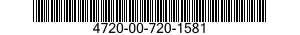 4720-00-720-1581  4720007201581 007201581