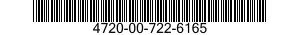 4720-00-722-6165  4720007226165 007226165