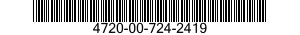 4720-00-724-2419  4720007242419 007242419